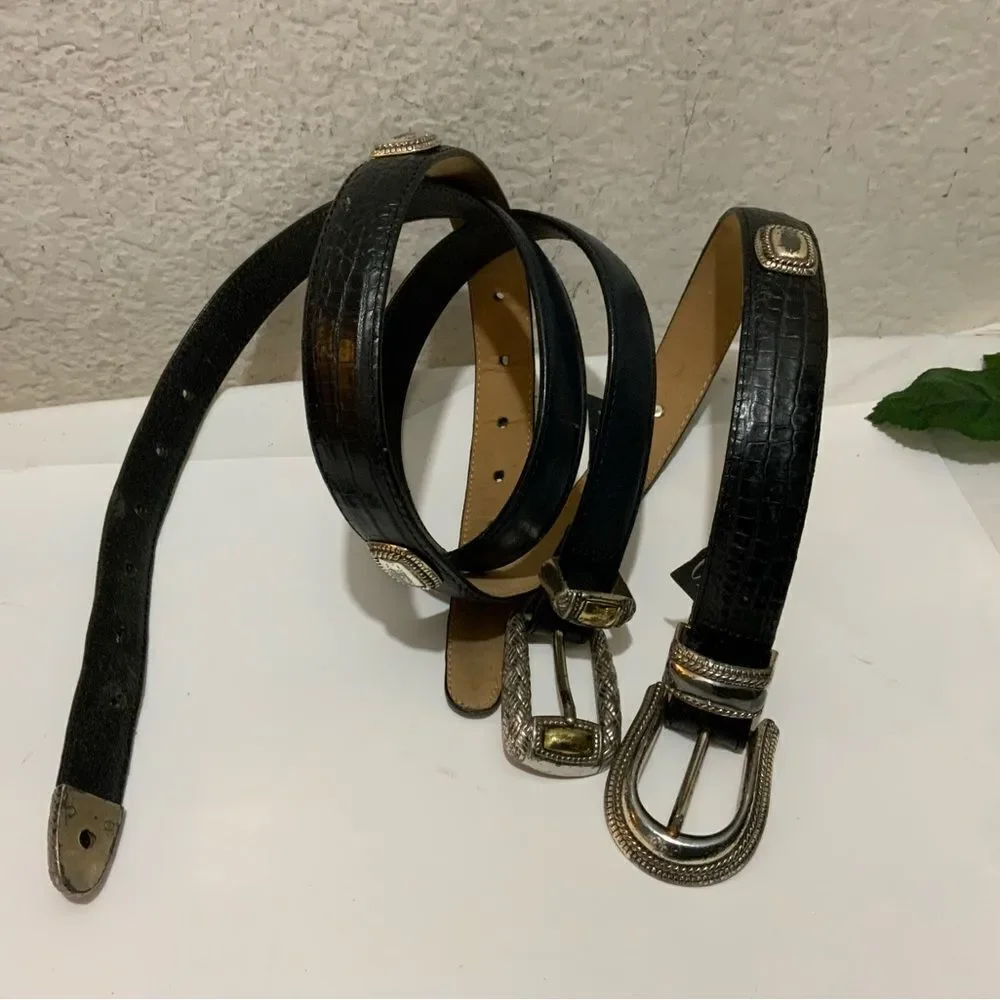Set of 2 Brighton Belts one Medium and one M/L